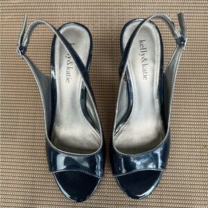 Reduced! Kelly & Kate Patent Leather Navy Shoes